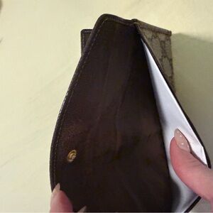 Gucci Brown Monogram Continental Wallet